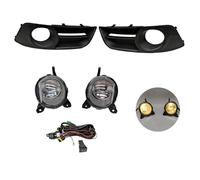 ZHANGWENLING Para Toyota Para Corolla 2004 2005 2006 Versión Europea Arnés Cableado Cubierta Rejilla Luces Antiniebla LED Halógenas Para Coche Juego luces antiniebla para coche(Halogen set)