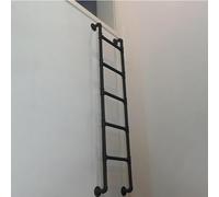 ZHANGXAO Escalera metálica Robusta de Montaje en Pared para áticos, Ahorra Espacio, 1,22 m, 2,72 m, para hogar, residencia de Estudiantes, literas, Biblioteca, como Salida Segura, sótano, Ventana, po