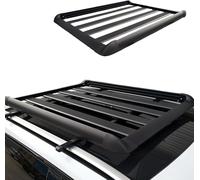 ZhangXD Portaequipajes para Coche, para Ford Everes 2014-2023 Cesta de Techo de Aluminio Cesta de Equipaje Cesta de Carga para Techo Barras de Techo,1.1m/Black