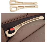 ZhangXD Relleno de Huecos de Asiento de Coche para Toyota Crown Comfort 2019-2023, Organizador Flexible para Huecos de Asiento, sin desorden,Beige/A