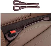 ZhangXD Relleno de Huecos de Asiento de Coche para Toyota Crown Comfort 2019-2023, Organizador Flexible para Huecos de Asiento, sin desorden,Brown/C