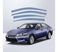 zhangxiaon Deflectores Viento Y Lluvia para Lexus ES 2012-2017 4 Piezas, VentilacióN En Lluvia Y ReduccióN Turbulencias Adhesivo Sin Taladro