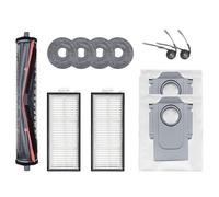 zhangzhe Compatible con aspiradora Bolsa de Tela filtrante Cepillo Lateral Principal Saros Z70(Pack 11pc)