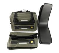 ZHANGZHENGYAO Bolsa Equipaje Motocicleta Bolsa SILLÍN Motocicleta Alforja Liberación Rápida Almacenamiento Equipaje Viaje 60L para Royal para Enfield Classic 350 500 650(Military Green)