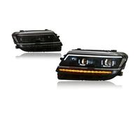 ZHANGZHENGYAO Faro Principal Proyector Faros LED Para VW Para Tiguan 2017-2021(Right Hand Drive)