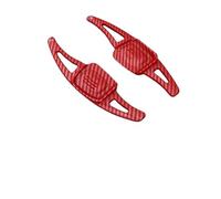 ZHANGZHENGYAO Paletas de cambio del volante Para VW Para GOLF 8 Para Tiguan Para Collar Para Tiguan Para Tharu Para Atlas Paleta De Cambio Trasero Para Volante Coche(Carbon Red)