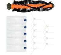 Zhanhai 1 cepillo principal, 10 cepillos laterales, 5 filtros para Rowenta Explorer serie 20 RG687 RR682 RR687 RR688 piezas de repuesto para robot aspirador Rowenta Explorer 20