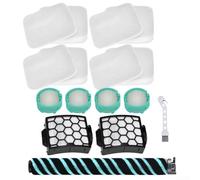 Zhanhai 1 rodillo de cepillo, 2 filtros HEPA, 4 filtros de espuma y fieltro, 4 cartuchos neutralizadores para Shark LA802 Detect Pro para aspiradora vertical Lift-Away Clean Pieza de repuesto