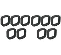 Zhanhai 10/20/40 filtros de aire de esponja para varias desbrozadoras, filtro de aire de esponja reutilizable para cortacésped, piezas de repuesto de 50 mm x 43 mm (10 unidades)