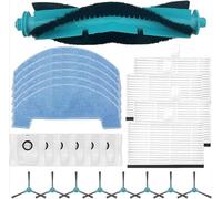 Zhanhai Kit de filtros de cepillos laterales para trapeadores, bolsas de polvo, compatible con Conga 2499 Home, accesorios de repuesto para aspiradora avanzada (B)