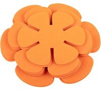 Zhanhai Paquete de 12 protectores de sartén, 8/10/12 pulgadas, 3 tamaños diferentes, almohadilla de fieltro lavable y reutilizable, protección apilable para sartenes, ollas y cuencos (naranja)