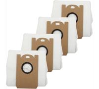 Zhanhai Paquete de 4/10 bolsas de polvo de gran capacidad para robot aspirador Redkey R10, piezas de repuesto, bolsas de polvo de tela no tejida (paquete de 4)