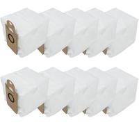 Zhanhai Paquete de 4/10 bolsas de polvo de tela no tejida para Cecotec para Conga 5500 Hurricane Station Flex/Pet Flex accesorios de repuesto (10 unidades)