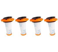 Zhanhai ZR009010 - Filtros lavables compatibles con -Rowenta X-Force para Flex 9.60 piezas de repuesto para aspiradoras, filtros HEPA para modelos Allergy RH2038WO, RH2037WO, RH2039WO (4 piezas)