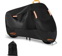 ZhanHY para Yamaha RD 400 Moto Impermeable, Cubierta Impermeable Antipolvo y Antiviento Antipolvo/UV protección, Lona para Interior y Exterior con Orificios de Bloqueo