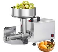 ZHANIZING Colador De Tomate Eléctrico Con Separador Automático De Pulpa, Tolva De 8,4 Pulgadas, Capacidad De 330 Lb/Hora, Puede Licuar Frutas Hasta Obtener Un Puré Sedoso Para La Producción A Granel