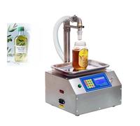 ZHANIZING Llenadora profesional de miel, llenadora automática de líquidos viscosos con caudal de 7 l/min y pantalla digital, velocidad de 60 bpm, llenado de alta precisión(Plastic pump)