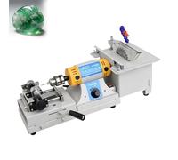 ZHANIZING Mini Sierra De Mesa, Pulidora Y Amoladora De Mesa Multifuncional, 750 W De Potencia Para Pulir Piedras Preciosas, Cortar Madera Y Grabar Metal, Control De Velocidad Variable