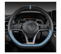 ZhanNuoBHd Cubre Volante Coche para Nissan para X-Trail para Qashqai para March para Serena para Micra para Kicks 2017 2018 2019 Protector para Volante de Coche Funda Volante Coche(Blue)