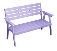 ZHAOBEIK Banco de Madera para Exterior, Banco Jardin Resistente a la Intemperie, con Capacidad de 500kg, para Jardín, Porche y Patio(Purple,120x60x90cm/47x24x35in)