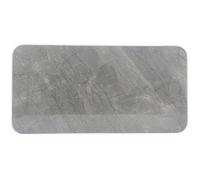 ZHAOBEIK Tablero Mesa Rectangular para RV, Tablero Madera con Dos Portavasos, Fácil de Instalar, Apta para RV, Yate y Remolque(Gray,50x90cm/19.6x35.4in)