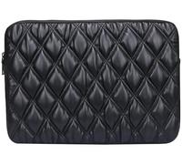 ZhaoCo Funda Acolchada para MacBook Air/Pro 13-14 Pulgadas, Negro | Protectora Ligera y Suave, Con Bolsillo, Para Portátiles y Tabletas
