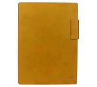 ZhaoCo Funda Magnética de Cuero Natural para Remarkable Paper Pro 11.8" 2024, Ligero Carcasa Folio Case Cover - Amarillo