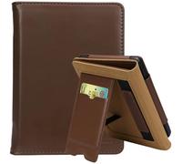 ZhaoCo Funda para 6'' Kobo Clara BW/Clara Color/Clara 2E, Tolino Shine Color/Shine 5 / Shine 4, Carcasa Folio Soporte Protectora Cover - Marrón