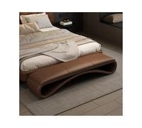 Zhaoj24-05 Banco al pie de la Cama Taburete de Noche for Dormitorio, Ligero, Lujoso, diseño de Banco Largo, sofá de Noche, Taburete de Noche Moderno y Sencillo de Alta Gama Taburete de Cama(Coffee)