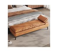 Zhaoj24-05 Banco al pie de la Cama Taburete de Noche for Dormitorio, sofá de Alta Gama, Banco for Ropa, Banco Largo, Banco for guardarropa, Banco for Sala de Estar Taburete de Cama(Orange)