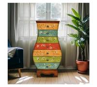 Zhaoj24-05 Cajoneras Cómodas Cómoda de 7 cajones, cómoda Madera for Armario, Moderna for Dormitorio, organización y Almacenamiento Oficina, Muebles(Red)