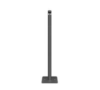 Zhaoj24-05 Cenicero de Cigarrillos Chimenea Vertical de Acero Inoxidable, cenicero de Centro Comercial, extintor Vertical de Incendios for Exteriores Cenicero de pie(Negro)