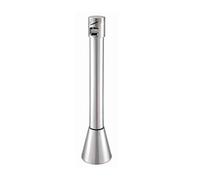 Zhaoj24-05 Cenicero de Cigarrillos Columna de Ceniza Vertical cilíndrica plateadaÁrea de fumadoresBote de Basura for fumadoresRecolección de Colillas de Acero inoxidableAl Aire Libre Cenicero de pie