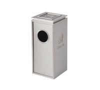 Zhaoj24-05 Cenicero de Cigarrillos Papelera con cenicero for vestíbulo de Hotel, Entrada de Ascensor de Centro Comercial, cenicero de Acero Inoxidable Cenicero de pie