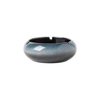 Zhaoj24-05 Ceniceros de Puros Cenicero Decorativo de cerámica con Ranuras for Cinta Color Degradado for Uso doméstico, Resistente al Viento, for Escritorio Oficina(Medio)