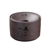 Zhaoj24-05 Ceniceros de Puros Cenicero pequeño de Arcilla Morada, portátil, Ideal for el hogar, la Sala Estar, Oficina, Mesa té, con Tapa Embudo