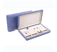 Zhaoj24-05 Estante de joyería Colgante de Collar Placa Caja presentación joyería Terciopelo Milán