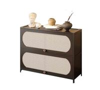 Zhaoj24-05 Gabinetes Tipo Buffet Librería esquinera Ancha de Doble Capa, estantería pie for salón con cajones