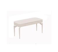 Zhaoj24-05 Inicio Escritorio Minimalista Moderno de Lujo con luz de Viento Color Crema, Mesa de Estudio for el hogar, la Oficina, la habitación y la PC Almacenamiento(140x60x75cm)