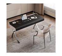 Zhaoj24-05 Inicio Mesa de PC de Madera Maciza, Ligera, de Lujo, Moderna y Sencilla, for el hogar, la Oficina, el Dormitorio, la Sala de Estudio, la Mesa de Estudio Almacenamiento(Negro,160x60x74cm)