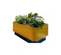 Zhaoj24-05 Macetero con Banco Caja de Flores al Aire Libre, Caja plantación for balcón, Calle Comercial Cuadrada, Rectangular, Cama, Canal