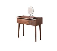 Zhaoj24-05 Mesa de tocador Stylish Modern Vanity Table Small Solid Wood Dressing for Bedroom