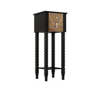Zhaoj24-05 Pedestal de bonsái Expositor de bonsáis vintage for balcón, estilo francés, con cajón y patas altas, madera decorativa