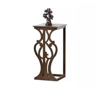 Zhaoj24-05 Pedestal de bonsái Nuevo soporte chino de bambú calado for bonsáis, expositor plantas for salón té(Medio)