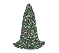 ZHAOLQ Atomic Stars - Bata unisex con capucha para Halloween, cosplay, Navidad, carnaval, disfraz
