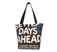 ZHAOLQ Better Days Ah Print - Bolsa de hombro ligera para salidas de verano, viajes, senderismo, trabajo, uso casual