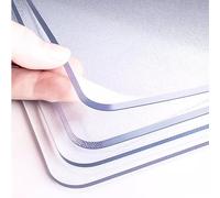 Zhaomi Película Protectora De Escritorio De Plástico PVC Esmerilado Transparente, Película Protectora De Escritorio Esmerilada Transparente De 1,1 Mm, Adecuada para Oficinas (90x140cm/35x55in)