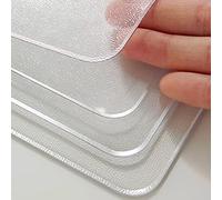Zhaomi Película Protectora De Escritorio De Plástico PVC Transparente,Película Protectora De Escritorio Transparente De 1,1mm,Adecuada para Oficinas,Tocadores,Mesitas De Noche (75x140cm/30x55in)