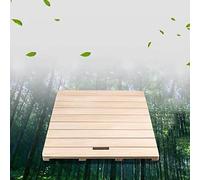 Zhaomi Tarima de Ducha Multifuncionales,Tarima de Madera Antideslizantes,Alfombra de Baño de Madera Rectangular,Pedal Suelo Estera,Alfombrilla de Baño,para Baño y Cocina (90x70cm/35x28in)