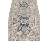 ZHAOQIN Camino De Mesa Camino de Mesa Naranja y Azul, Estilo rústico, Estilo Granja, Mantel mágico, decoración for Mesa de salón, Cocina, hogar, Fiesta(3,180x33cm70x13inch)